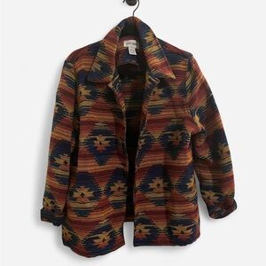 Vintage Aztec Print Jacket - UNISEX